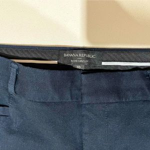 Banana Republic Navy Sloan Curvy Fit dress pants size 10